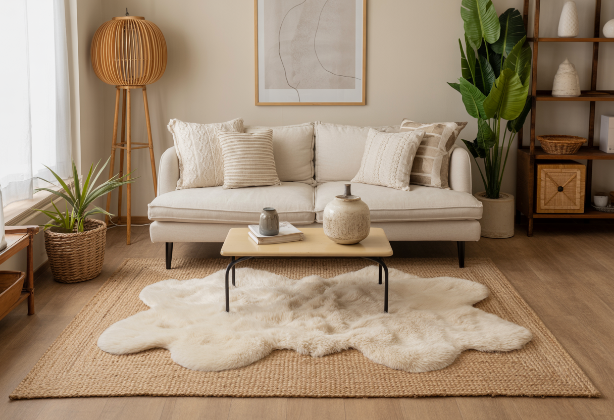 Layer Rugs for Extra Warmth