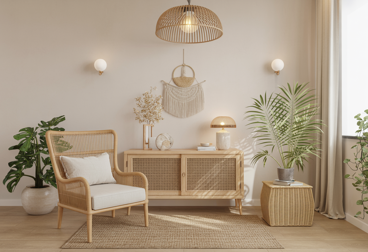 Rattan and cane furniture