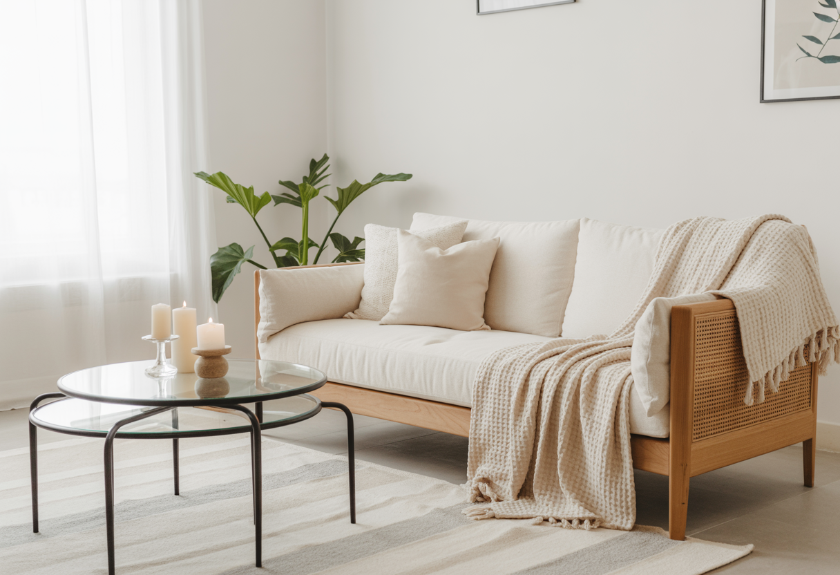 Clutter-Free Zen Living Room