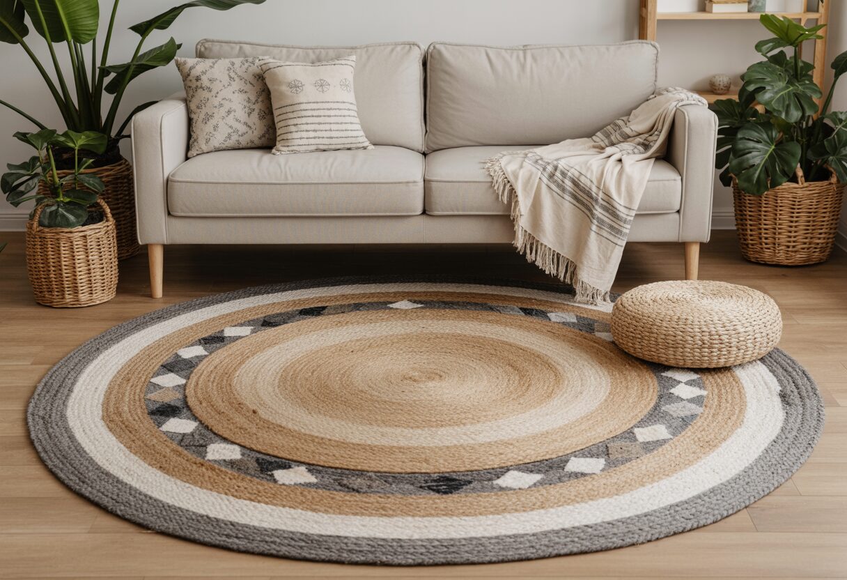 Layer Rugs for an Eco-Friendly Boho Look