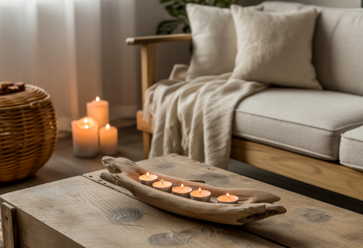 Bamboo Candle Holder