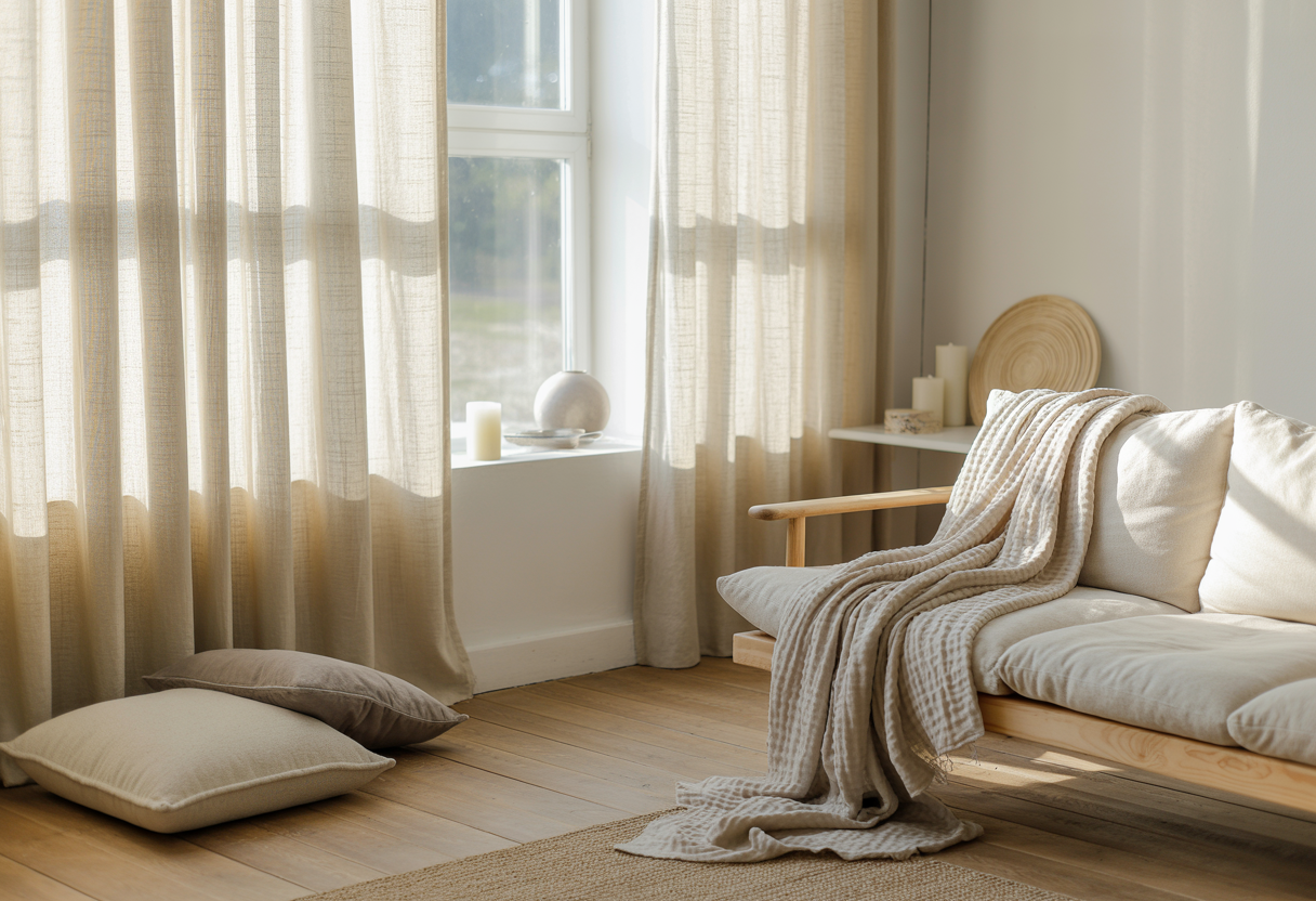 Linen or Cotton Curtains