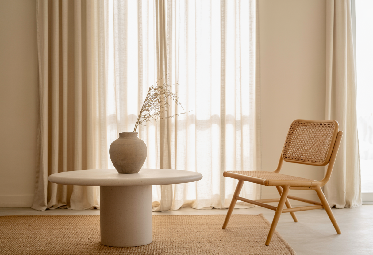 organic textures and sustainable materials