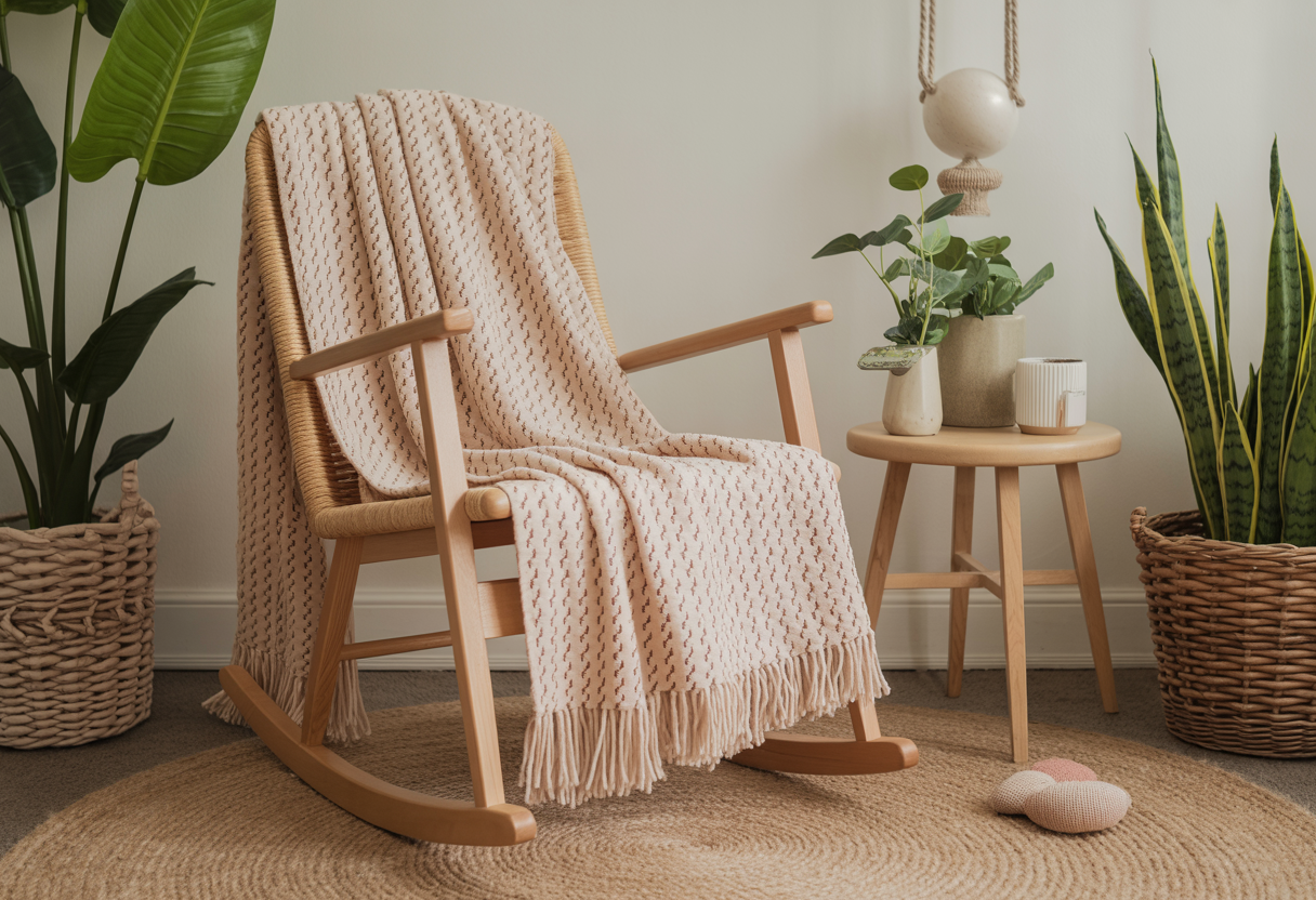 Handwoven Organic Wool Throws
