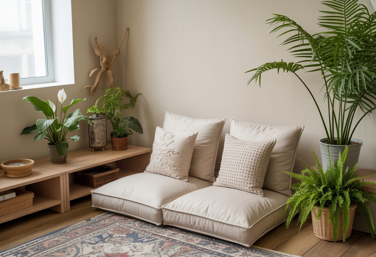Peaceful, Plant-Filled Boho Nook