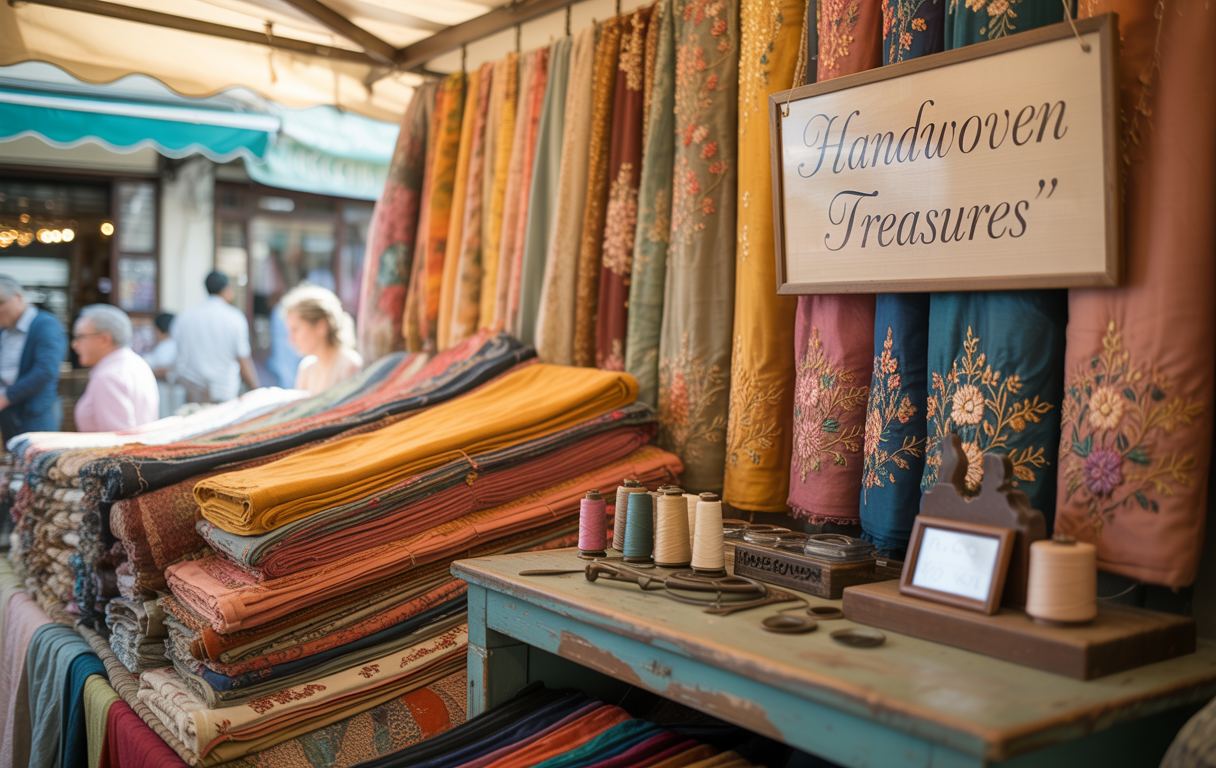 Vintage Fabrics for Boho Pillows