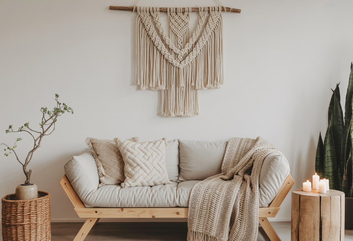 macramé wall hanging