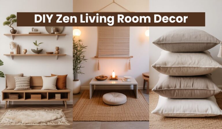 DIY Zen Living Room Decor