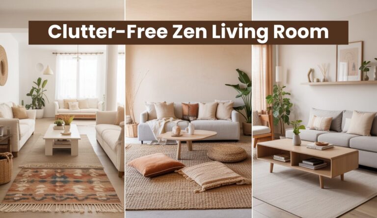 Clutter-Free Zen Living Room