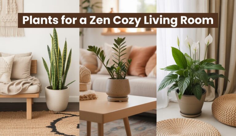 Plants for a Zen Cozy room