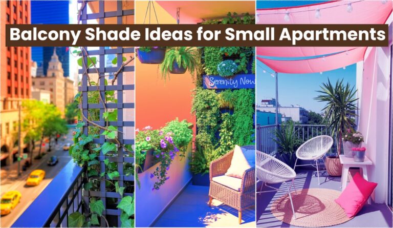 Stylish Balcony Shade Ideas for Small Apartments