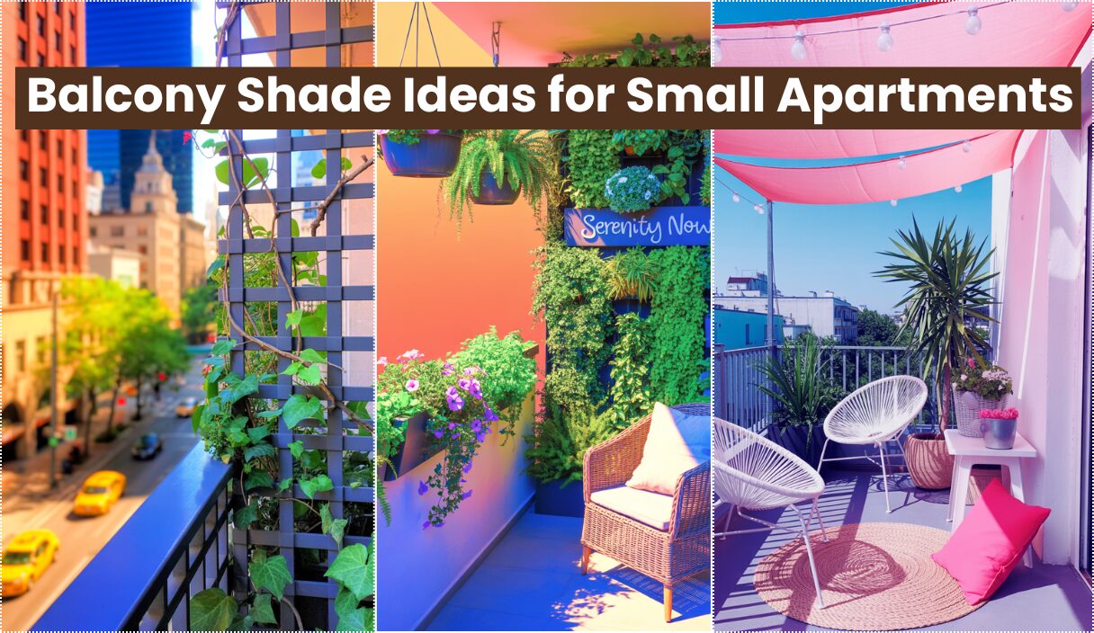 Stylish Balcony Shade Ideas for Small Apartments