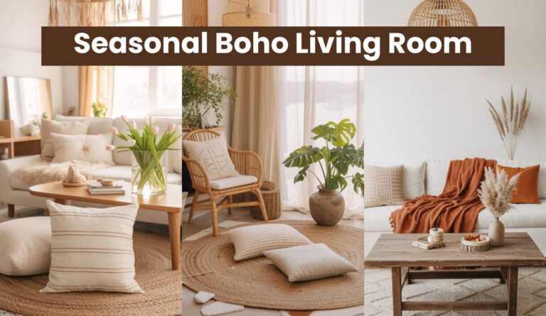 Seasonal Boho Living Room
