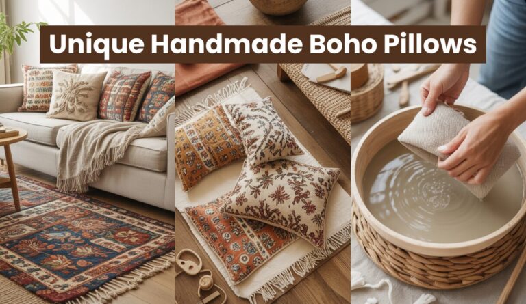 Unique Handmade Boho Pillows