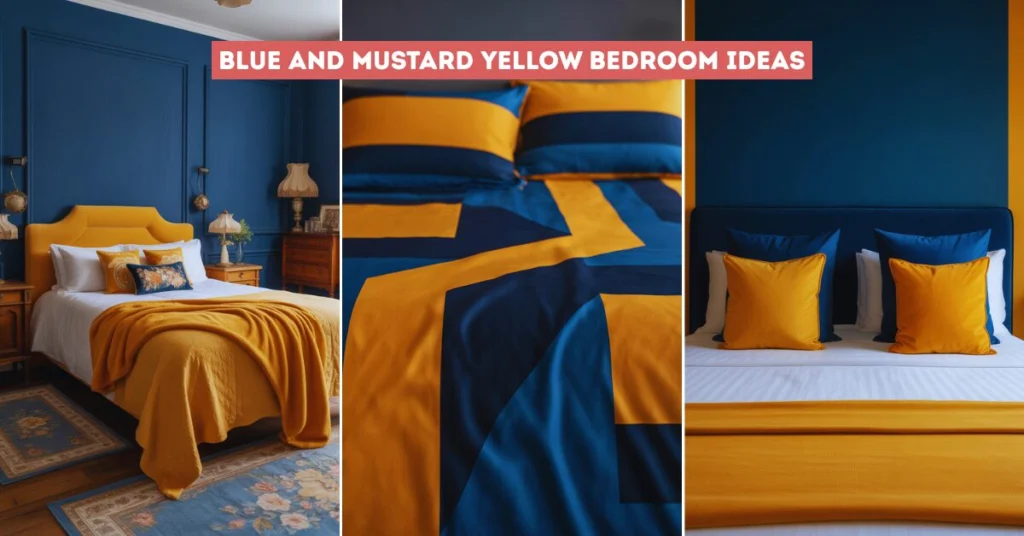 15 Stunning Navy Blue and Mustard Yellow Bedroom Ideas for a Stylish Makeover