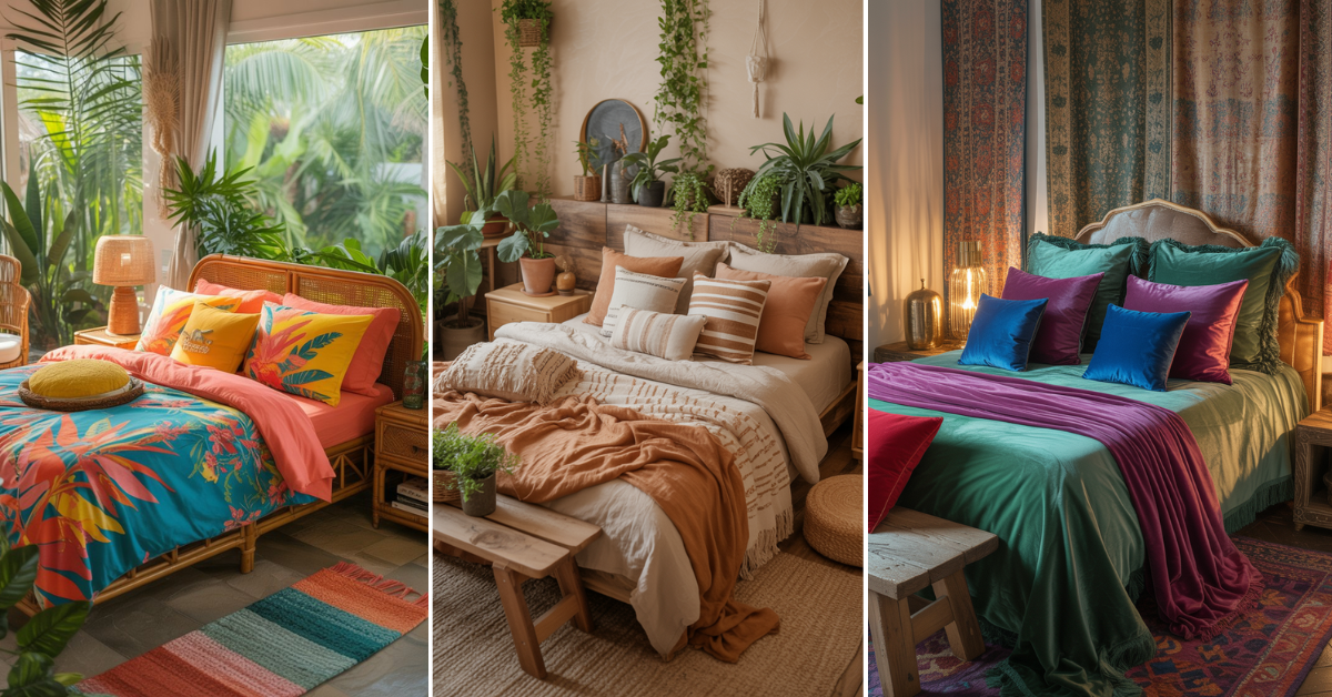 Colorful Boho Bedroom Ideas