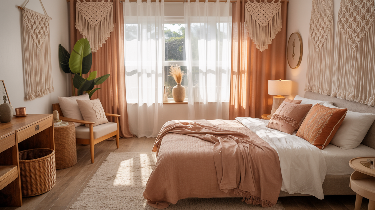 Boho Bedroom Curtain Ideas