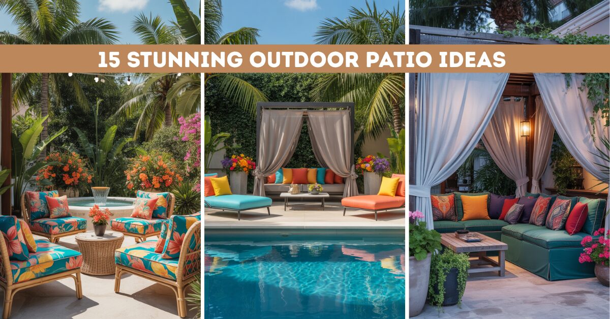 15 Stunning Outdoor Patio Ideas