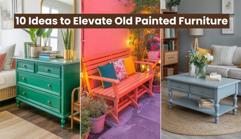 10 Ideas to Elevate Old Painted Furniture