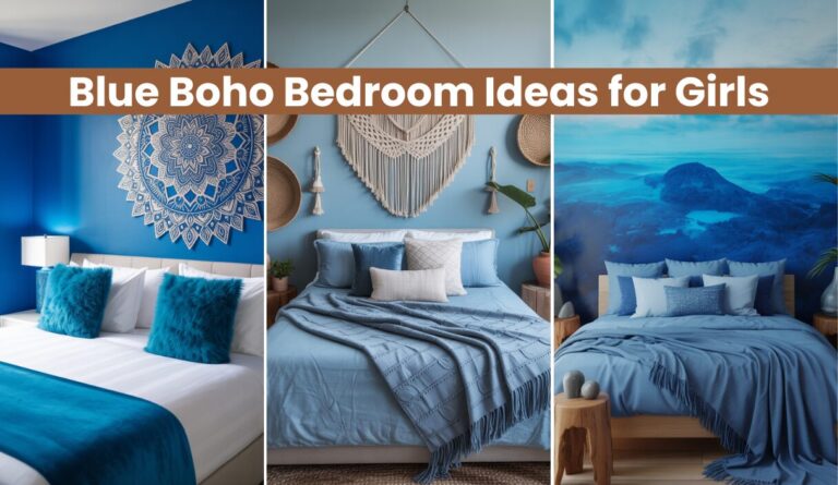 Blue Boho Bedroom Ideas