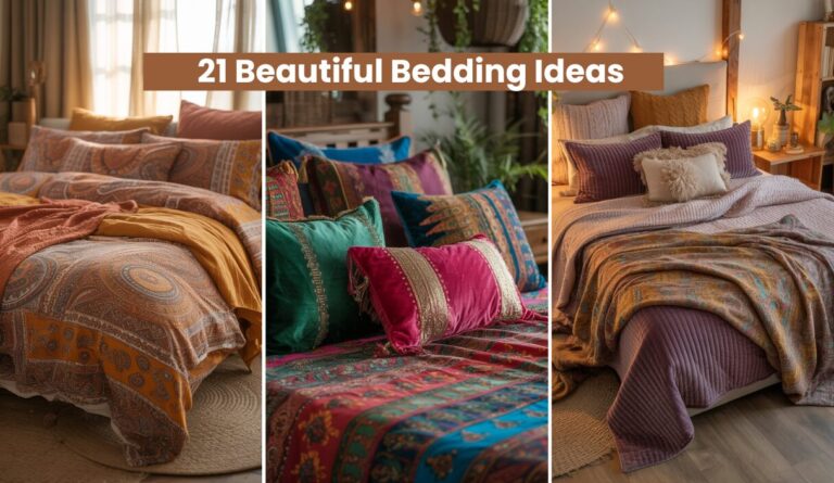 Beautiful Bedding Ideas for a Colorful Boho Vibe