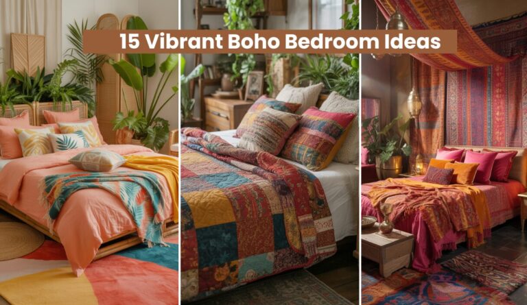 15 Vibrant Boho Bedroom Ideas