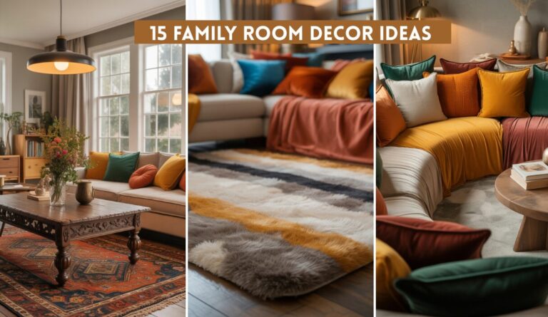 15 Family Room Decor Ideas for a Cozy Gathering Space