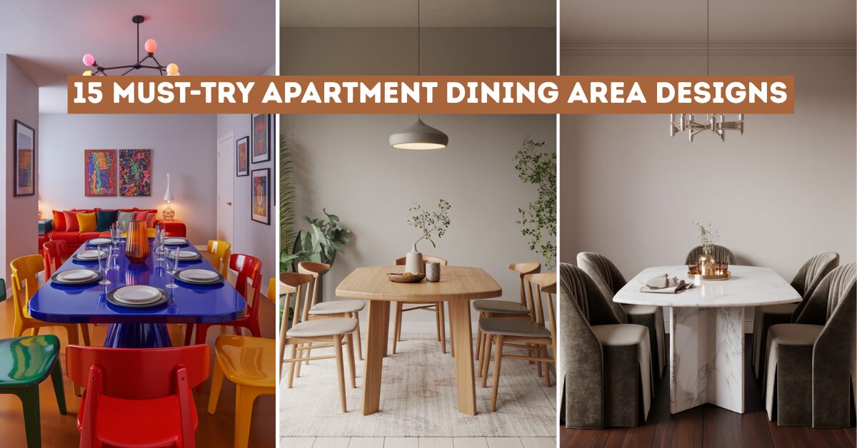 Must-Try Apartment Dining Area
