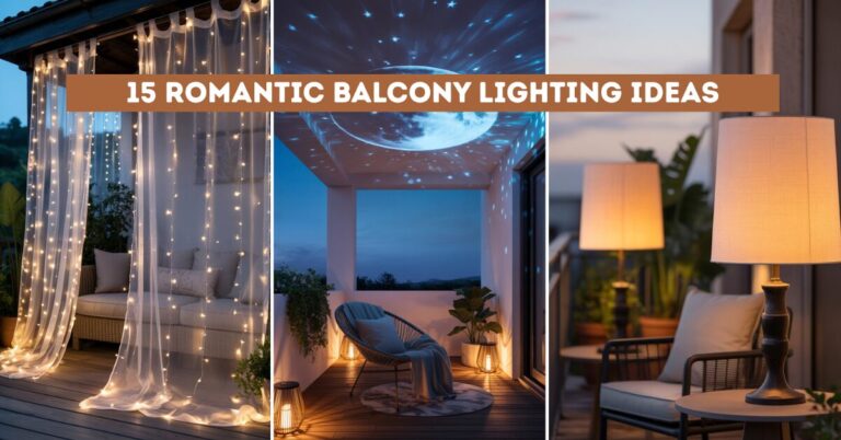 15 Romantic Balcony Lighting Ideas