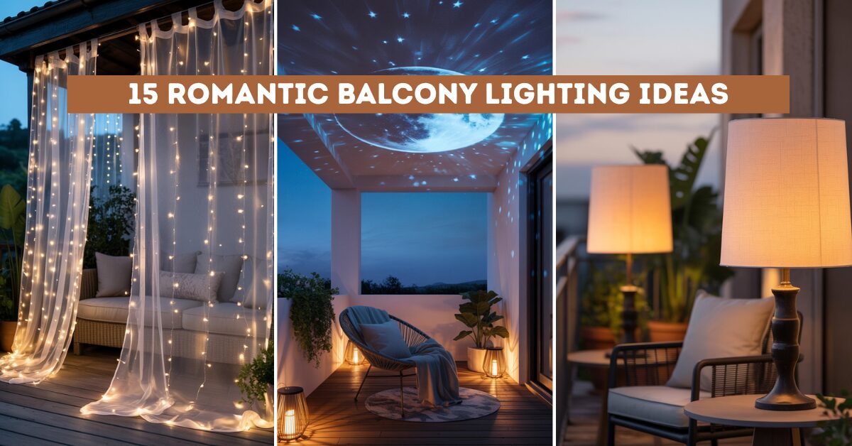15 Romantic Balcony Lighting Ideas