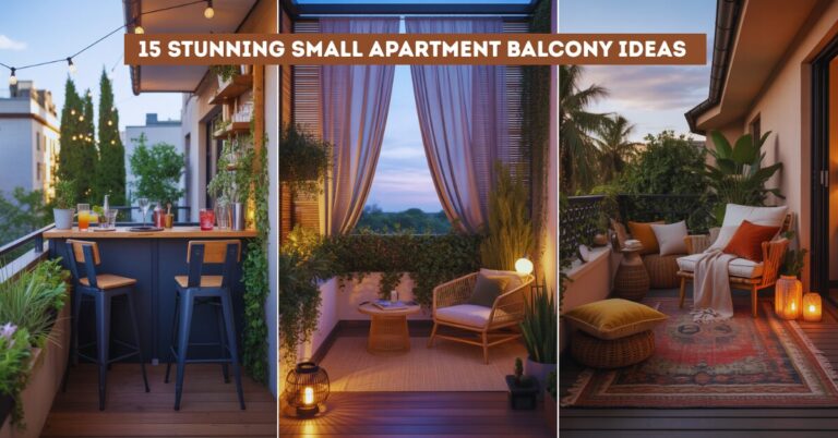 15 Stunning Small Apartment Balcony Ideas You Won’t Believe Are Possible!