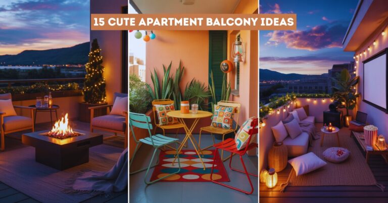 15 Cute Apartment Balcony Ideas for Your Urban Retreat