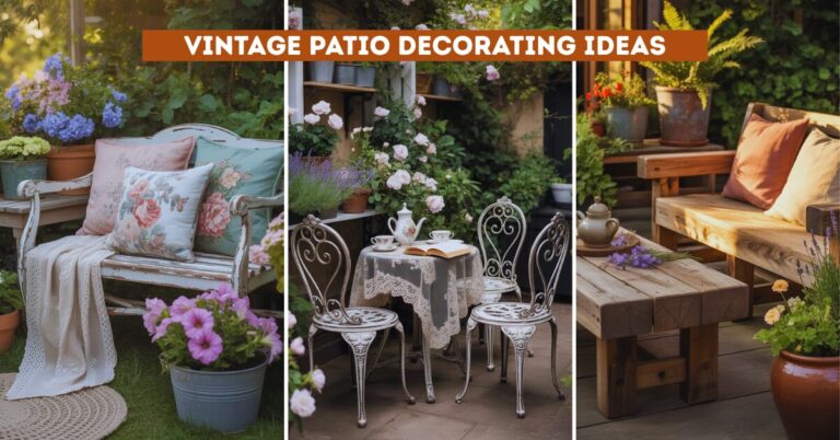 15 Charming Vintage Patio Decorating Ideas for a Cozy Outdoor Space