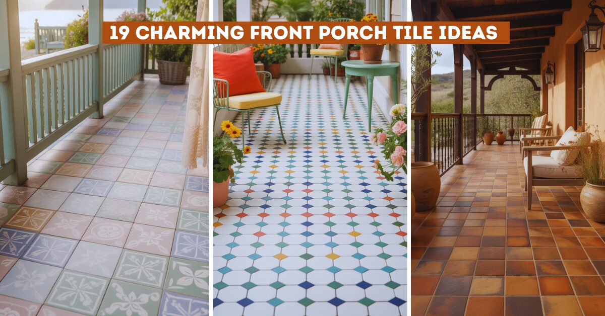 19 Charming Front Porch Tile Ideas to Transform Your Entry