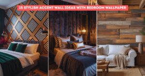 15 Stylish Accent Wall Ideas with Bedroom Wallpaper