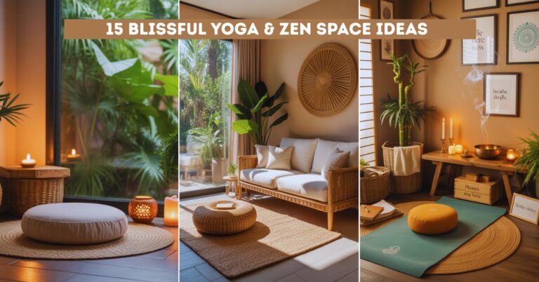 15 Blissful Yoga & Zen Space Ideas for Mindful Living