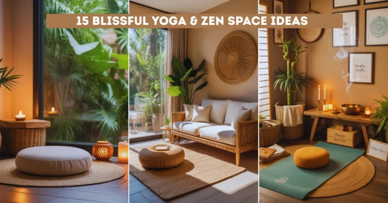 15 Blissful Yoga & Zen Space Ideas for Mindful Living