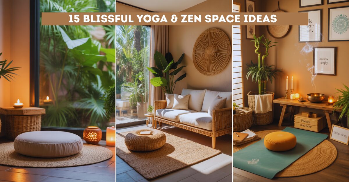 15 Blissful Yoga & Zen Space Ideas for Mindful Living