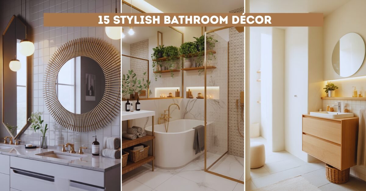 15 Stylish Bathroom Décor: Dream Arrangement for Home Interior