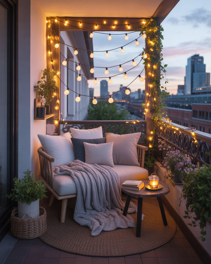 15 Cute Apartment Balcony Ideas