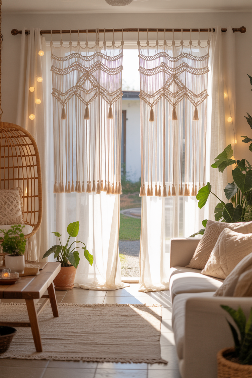 Budget-Friendly Boho Curtain Ideas