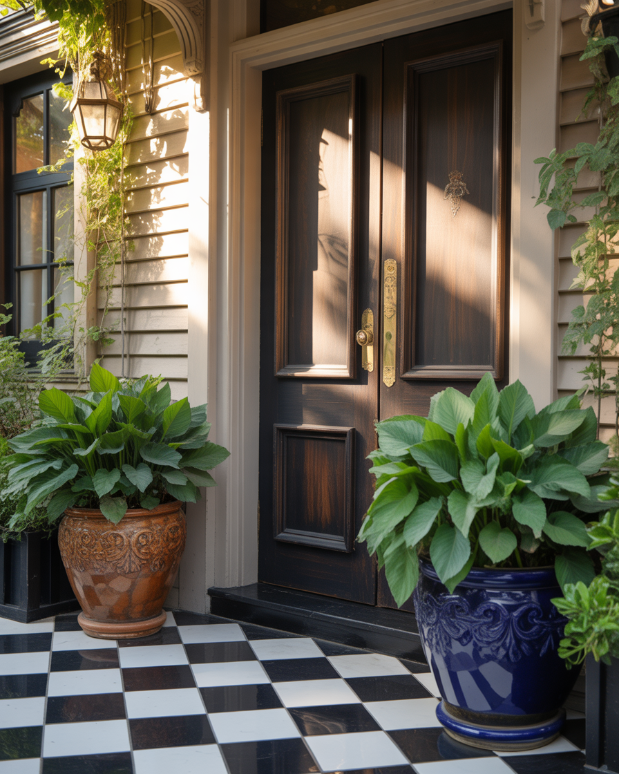 Charming Front Porch Tile Ideas 