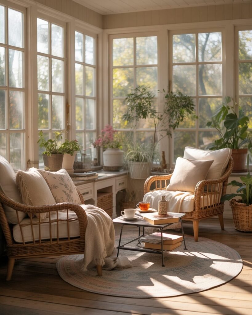 20 Cozy Sunroom Ideas
