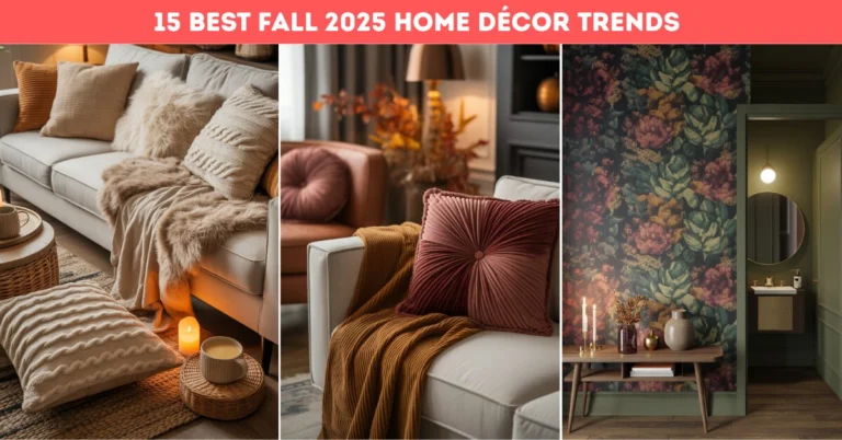 15 Best Fall 2025 Home Décor Trends