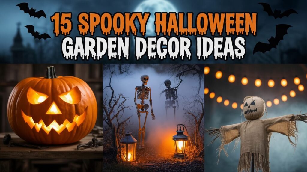 Spooky Halloween Garden Decor Ideas